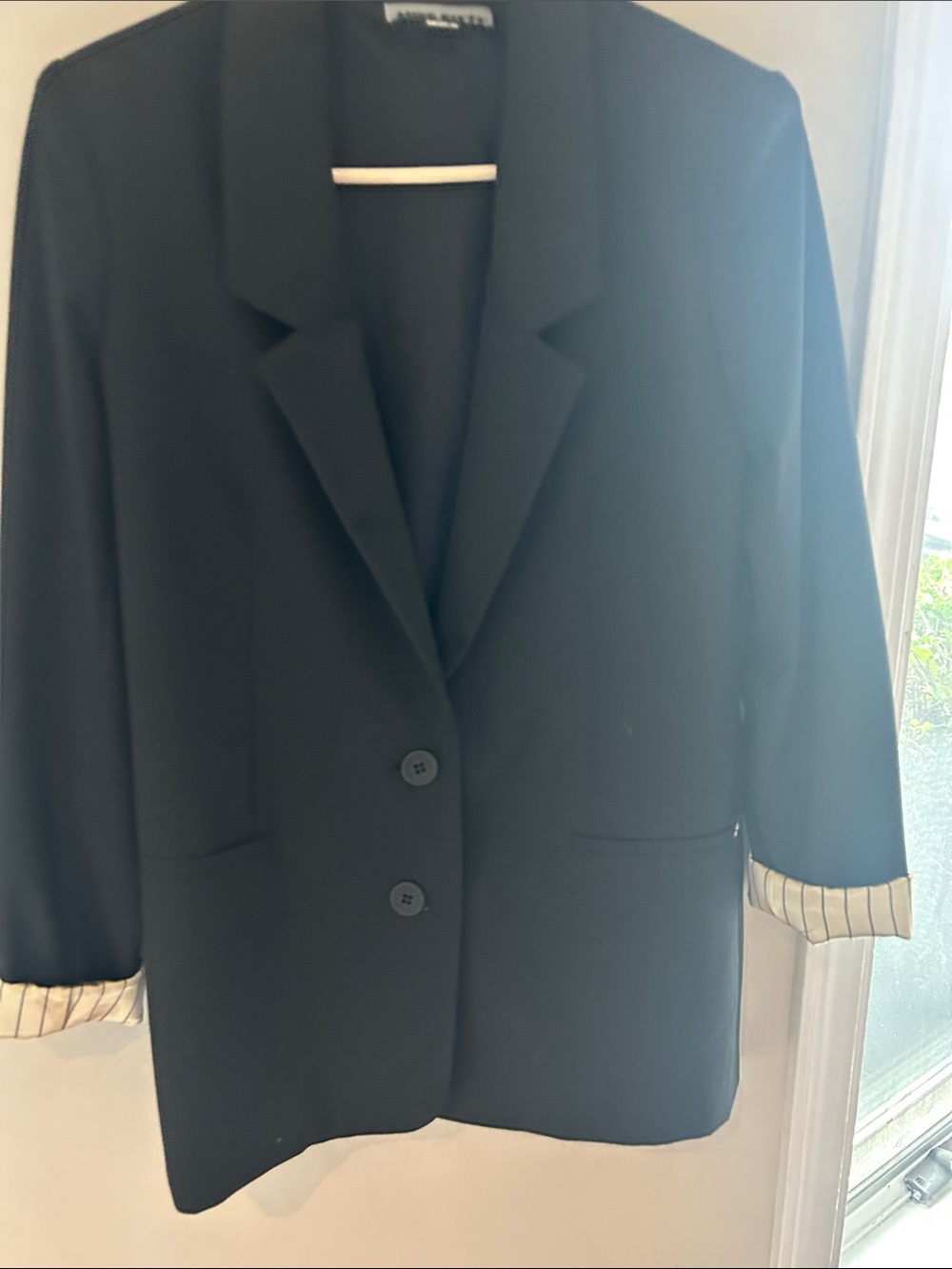 Miss Sixty Black Women’s Blazer Jacket - Classic Tailored Coat (Medium)
